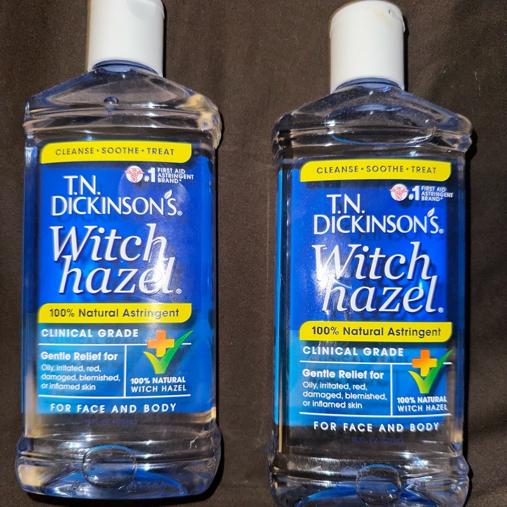 New T. N. Dickinson's Witch Hazel (2 bottles)